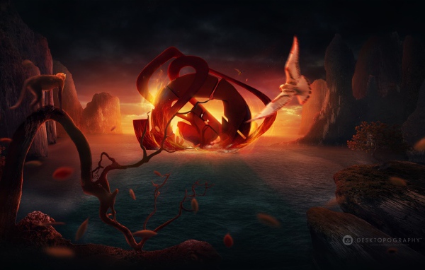 Эмблема в огне