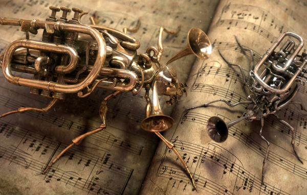 Инструменты роботы стимпанк