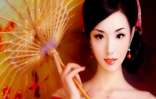 Портрет Японской девушки