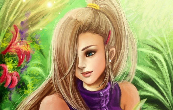 Портрет блондинки