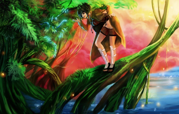 Девочка на дереве