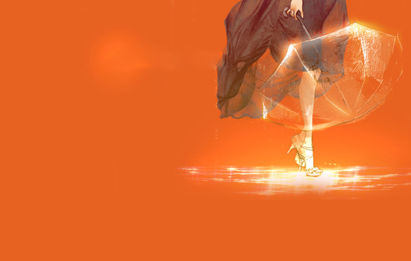 Прозрачный зонтик