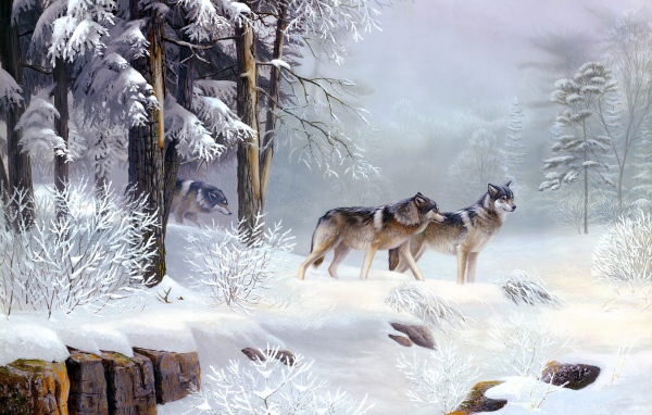 Картина утром одиночество