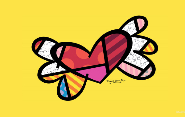 Картина Энди Уорхола Сердце