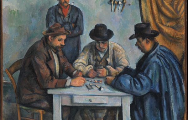 Картина Сезанна - покер