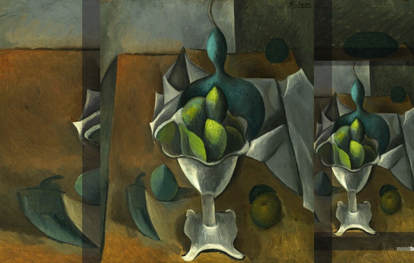 Картина Эдварда Мунка - Блюдо фруктов