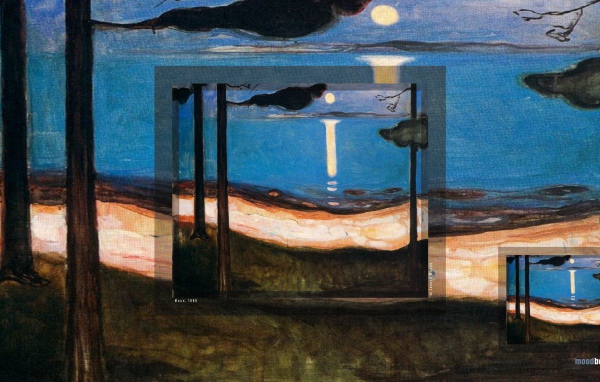 Картина Эдварда Мунка - Луна