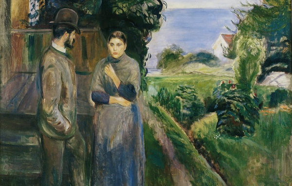 Картина Эдварда Мунка - Летний вечер 1889