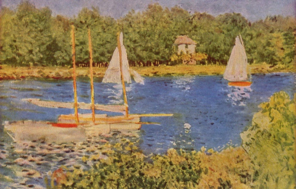 Картина Моне - озеро