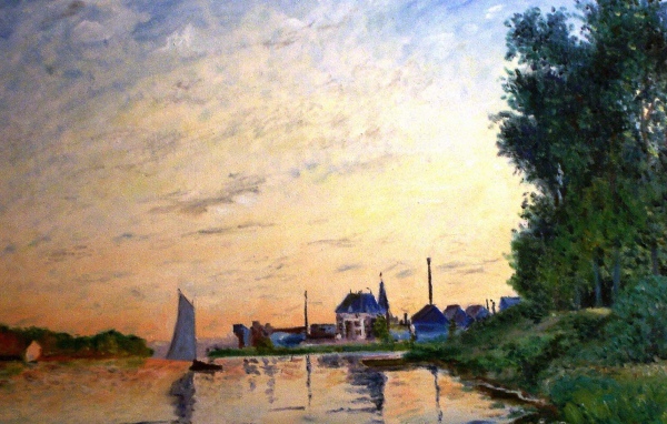 Картина Моне - маленький дом