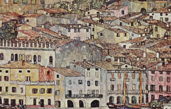 Картина Густава Климта - Город