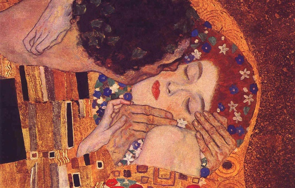 Картина Густава Климта - Поцелуй