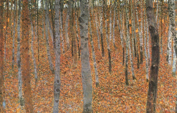 Картина Густава Климта - бук роща