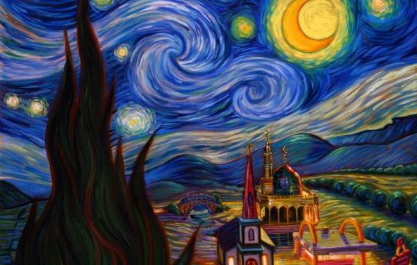 Картина Винсента Ван Гога - Луна