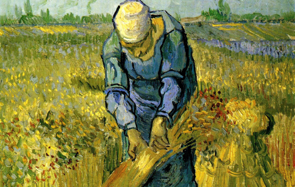 Картина Винсента Ван Гога - Крестьянка