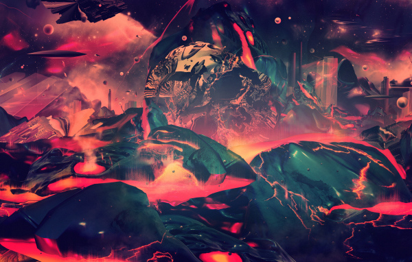  Абстрактные Потоки лавы