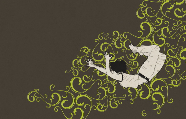 Танцор на орнаменте