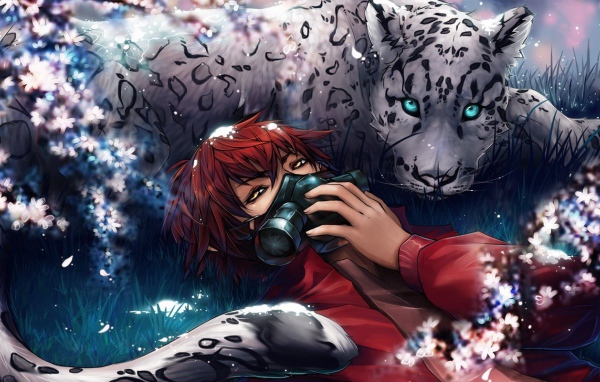 Снежный барс и девочка