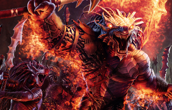 Воин с головой дракона