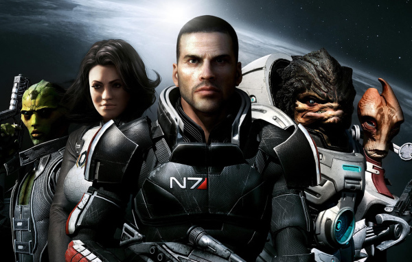 Инопланетяне и люди в доспехах