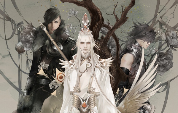 Ангел около дерева