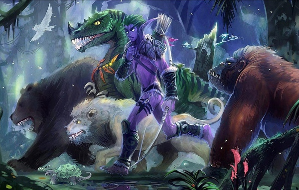 Звери и синий человек