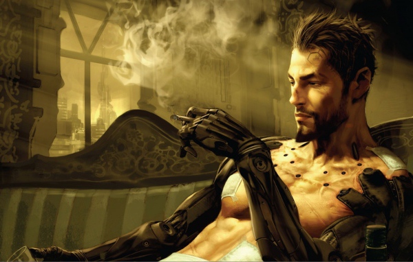 Киборг с сигаретой