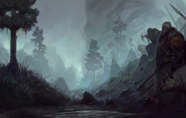 Викинги в лесу