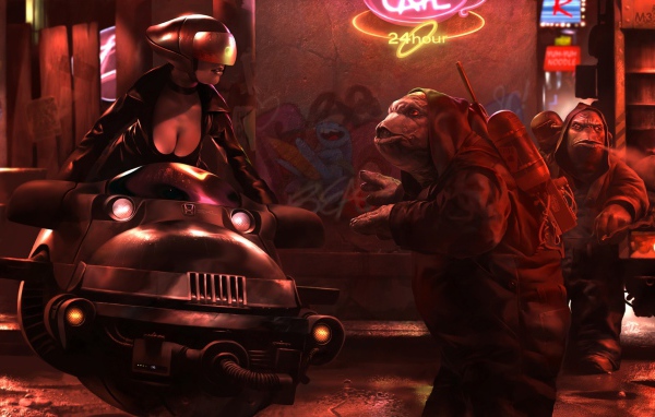 Девушка и инопланетяне