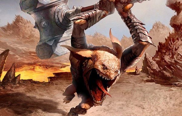 Чудовище с молотом