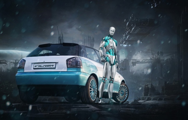 Робот у автомобиля