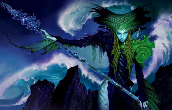 Колдунья с жезлом