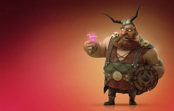 Викинг из мультфильма