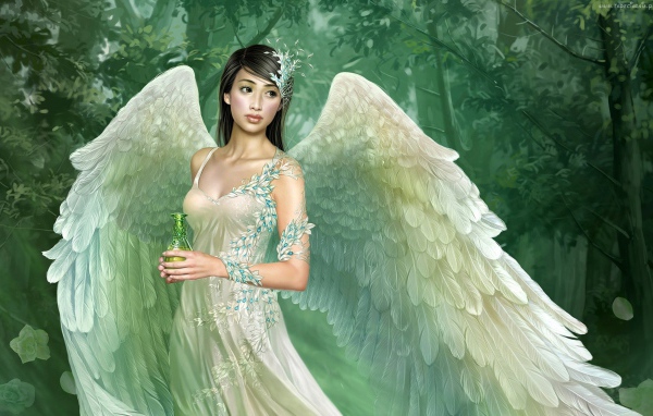 Ангел в белом платье