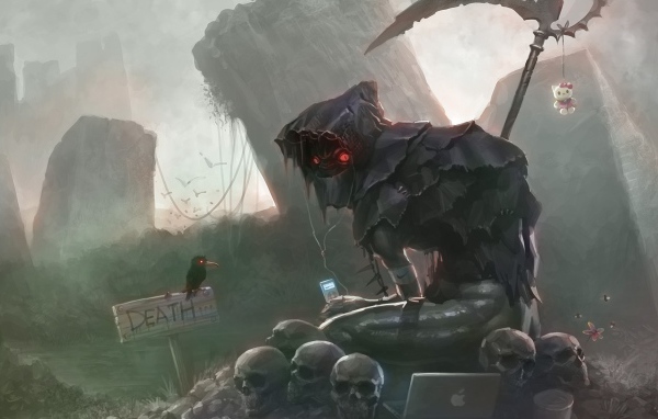 Смерть с ноутбуком Apple