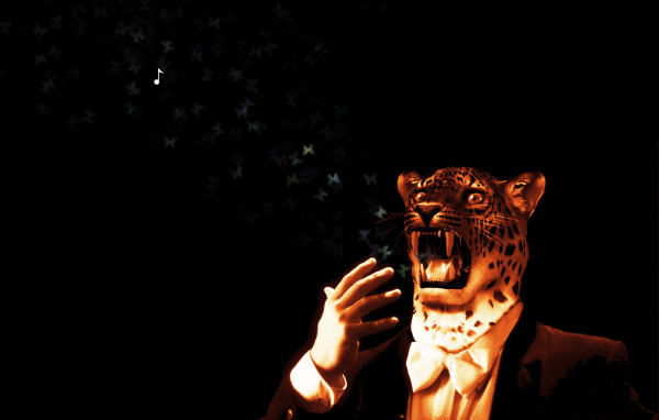 Человек с головой леопарда