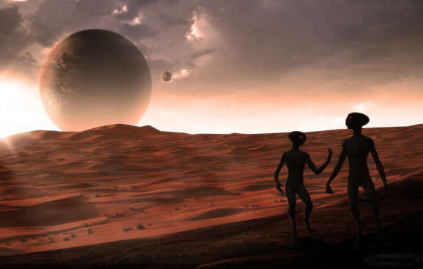 Инопланетяне на марсе