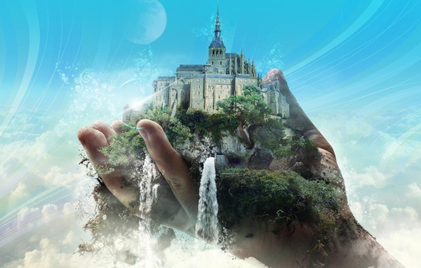 Дворец на руке