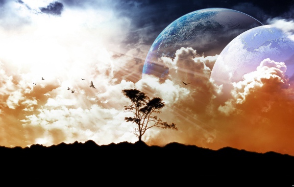 Планеты за облаками