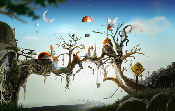 Город на деревьях