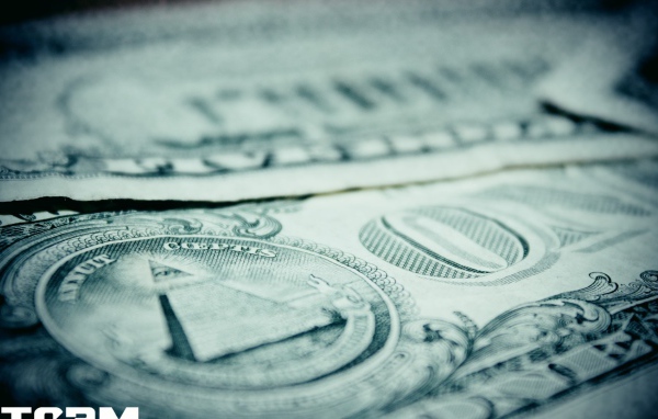 Рисунок на долларе