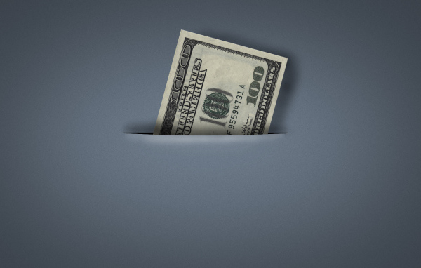 Сто долларов в щели