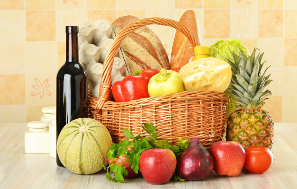 Корзина с продуктами