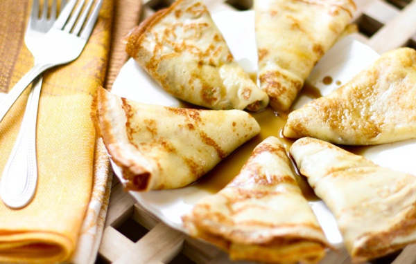 Блины с медом