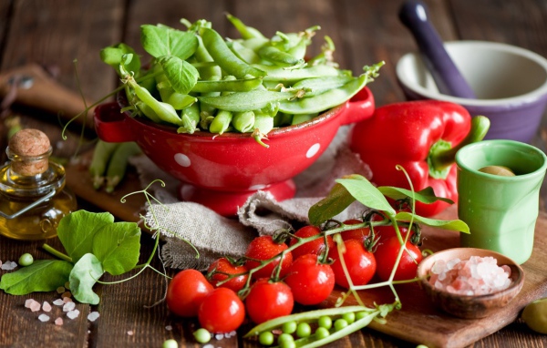 Овощи с весеннего огорода