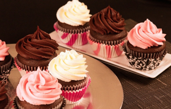 Кексы с кремом