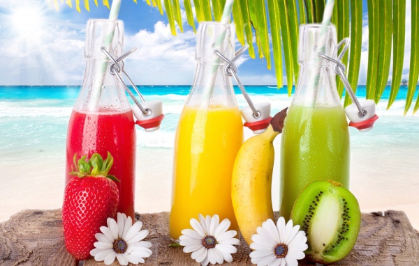 Коктейли из тропических фруктов