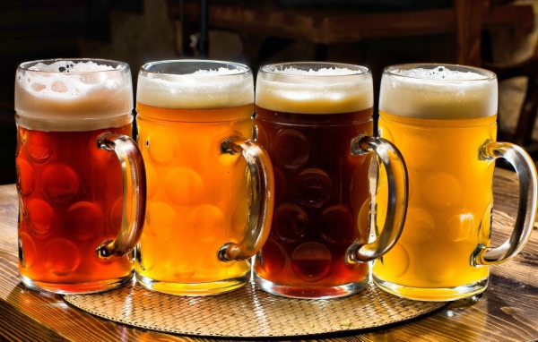 Несколько видов пива