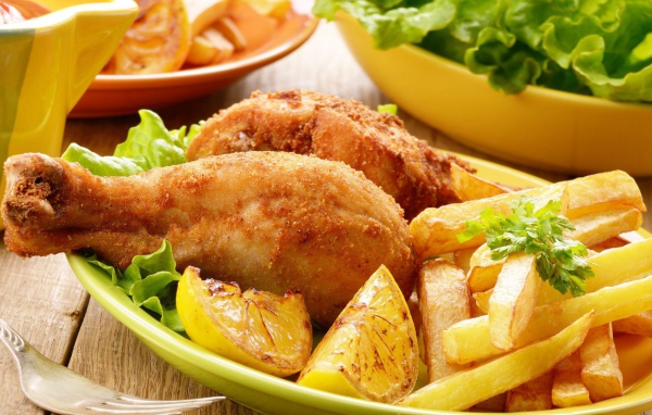 Курочка с картошкой