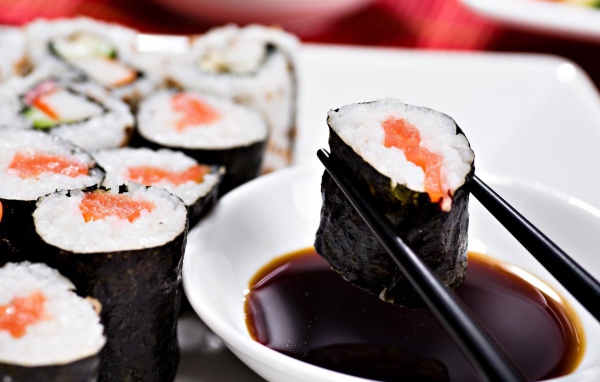 Роллы с семгой